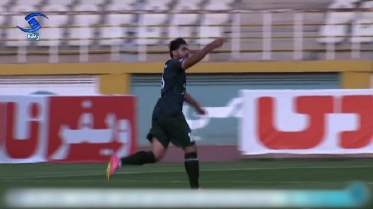 گل اول شمس آذر به پیکان (رحمان جعفری)