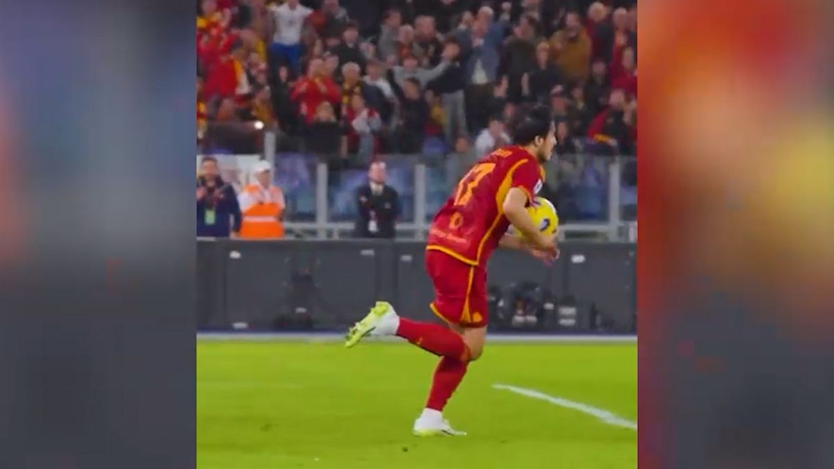 اولین گل سردار آزمون برای آاس رم از زاویه دوربین باشگاه