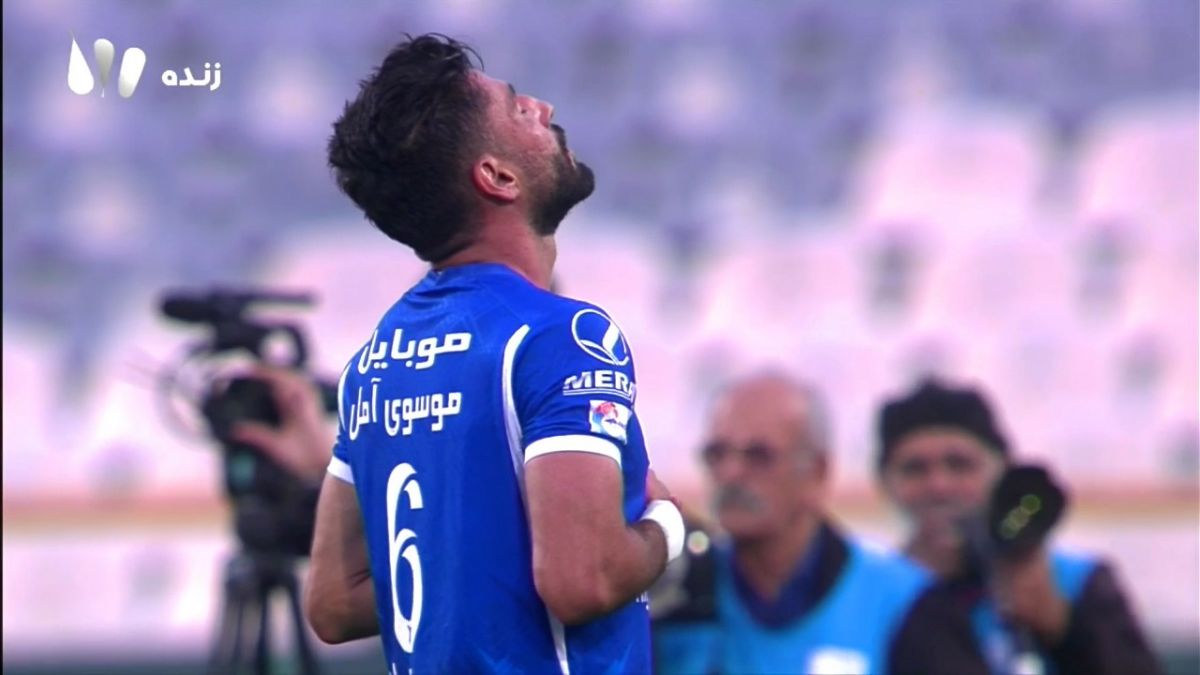 گل اول استقلال به تراکتور (ایمان سلیمی)