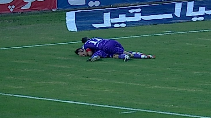 گل دوم هوادار به صنعت نفت آبادان (امیرحسین بهادر)