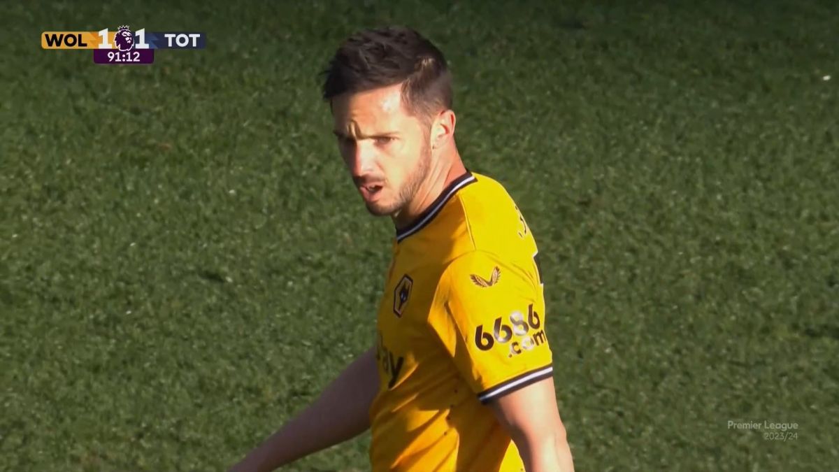 گل اول ولورهمپتون به تاتنهام (سارابیا در دقیقه 91)