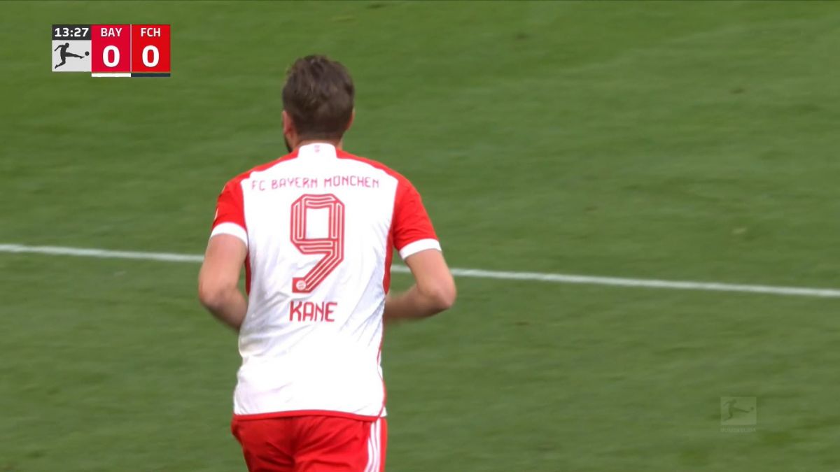 گل اول بایرن مونیخ به هایدنهایم (هری کین)