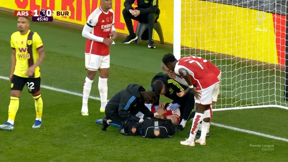 گل اول آرسنال به برنلی (لئاندرو تروسار)