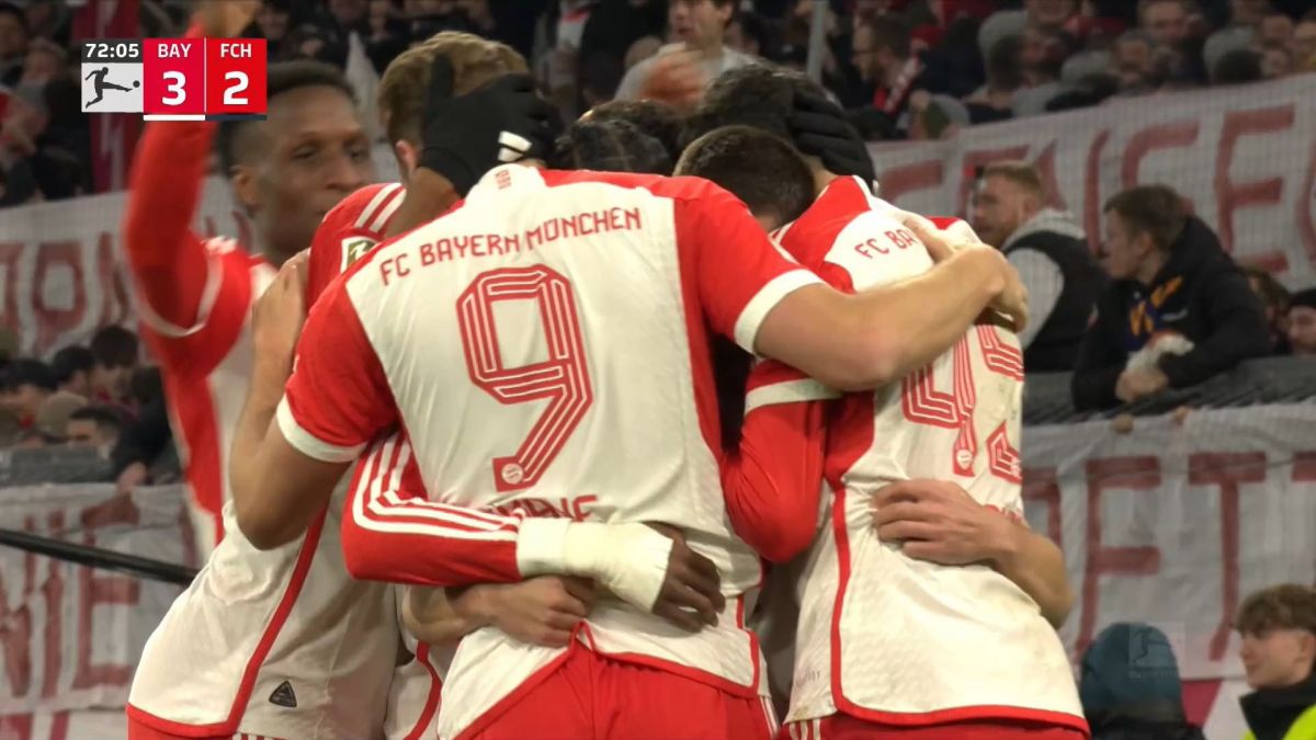 گل سوم بایرن مونیخ به هایدنهایم (رافائل گوئررو)