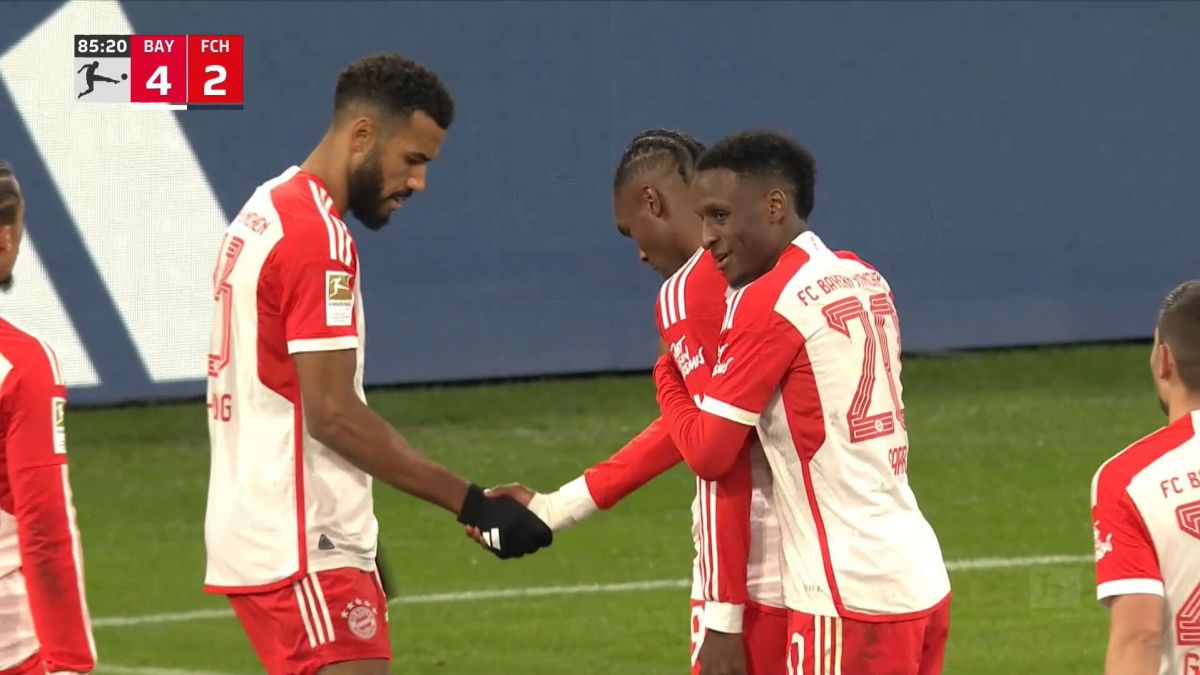 گل چهارم بایرن مونیخ به هایدنهایم (چوپو موتینگ)