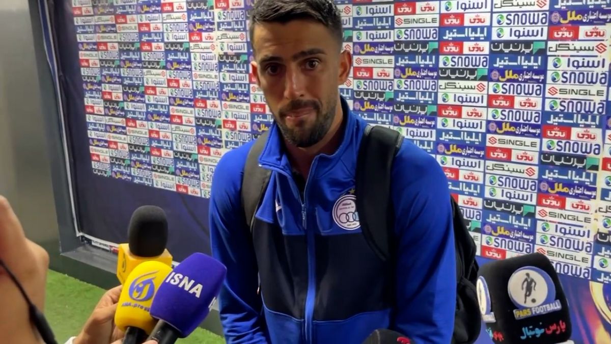 اختصاصی/ صحبتهای آرش رضاوند در پایان بازی استقلال و تراکتور