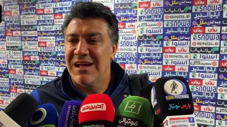 اختصاصی/ صحبتهای محمد نوازی در پایان بازی استقلال و تراکتور