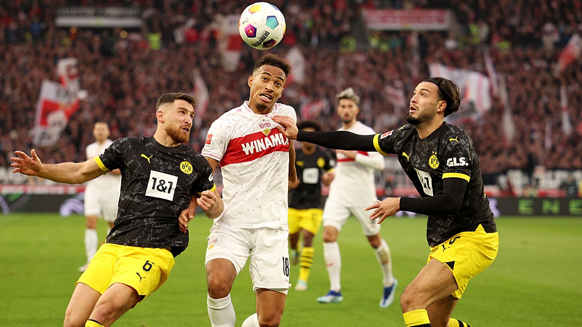 خلاصه بازی اشتوتگارت 2-1 دورتموند