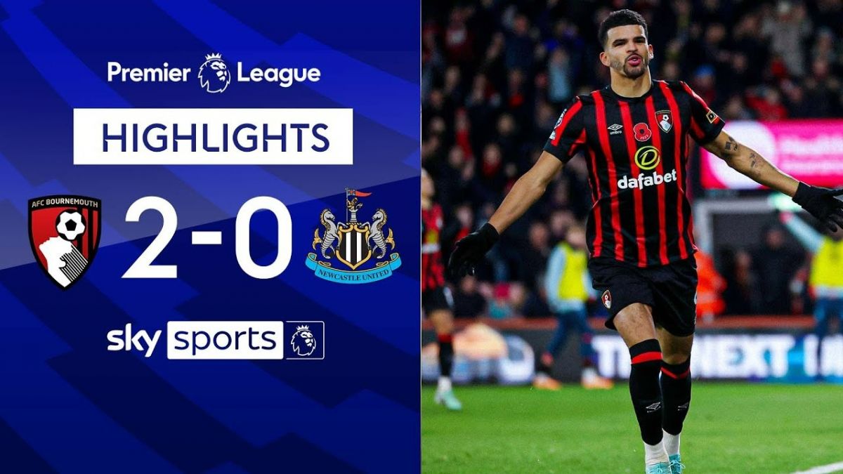 خلاصه بازی بورنموث 2-0 نیوکاسل