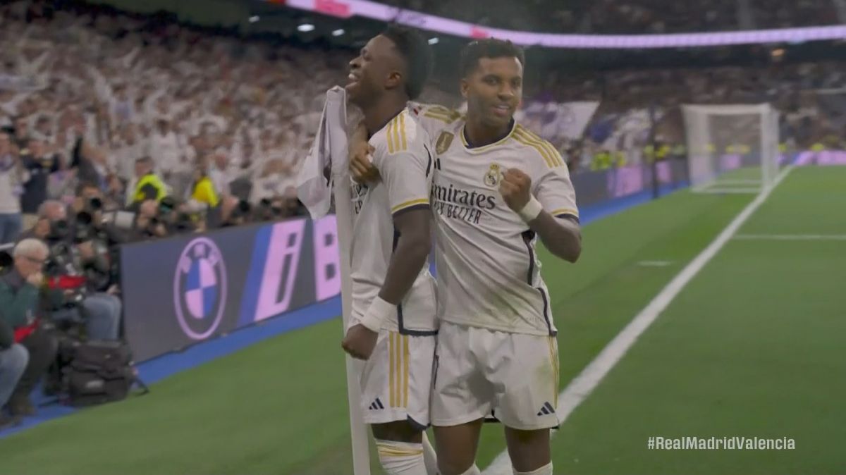 گل سوم رئال مادرید به والنسیا (دبل وینیسیوس)