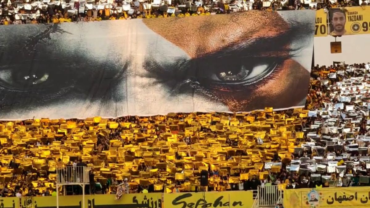 اختصاصی/ طرح جالب هواداران سپاهان در ورزشگاه نقش جهان در بازی مقابل پرسپولیس