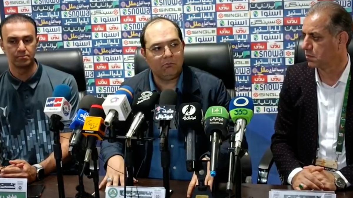 اختصاصی/ صحبت های محمد ربیعی در نشست خبری بعد از بازی با تیم نساجی مازندران