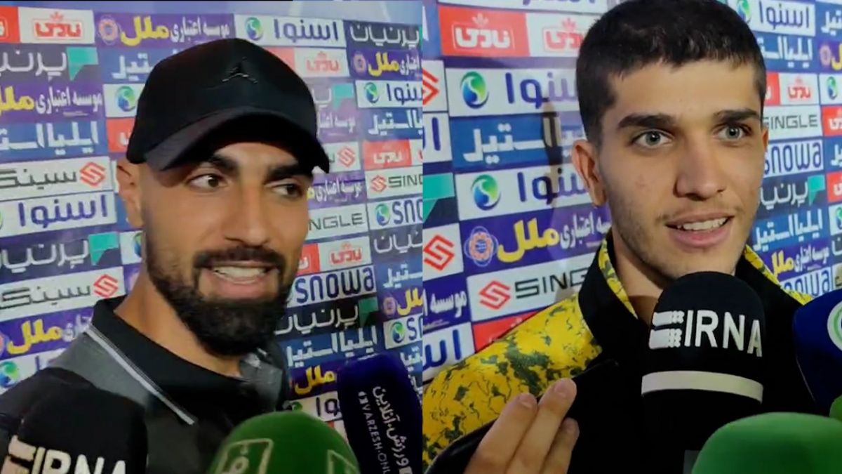 اختصاصی/ صحبت های رضا اسدی و آریا یوسفی بازیکنان سپاهان بعد از برد برابر پرسپولیس