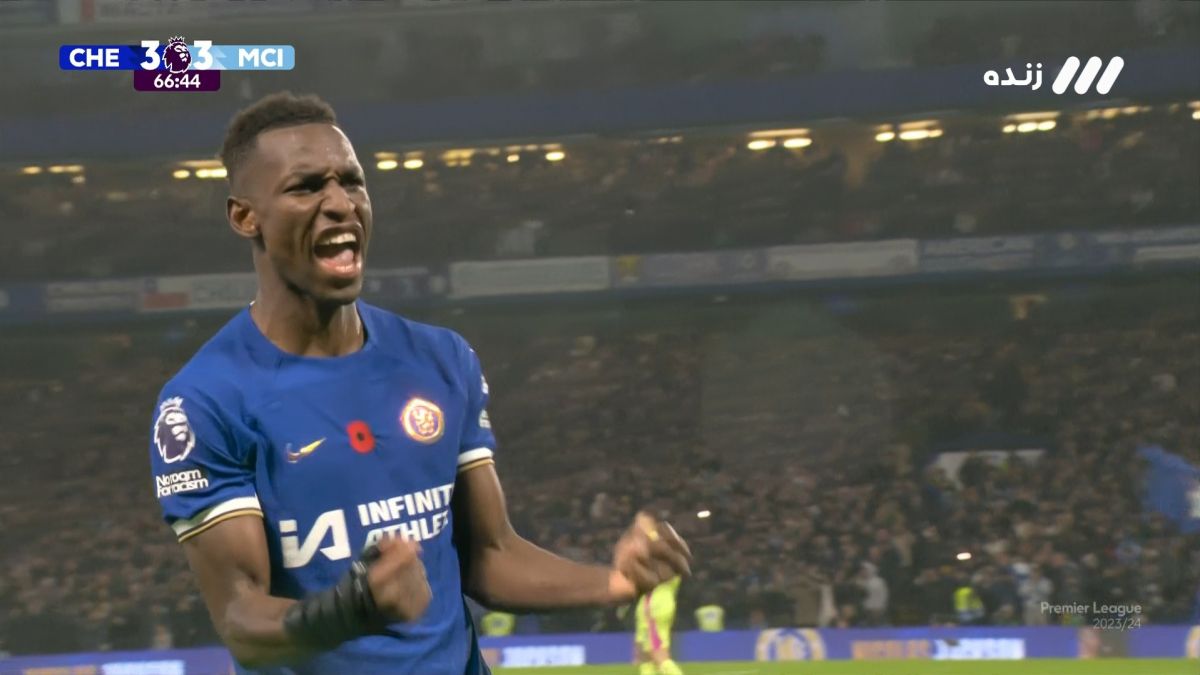 گل سوم چلسی به منچسترسیتی (جکسون)