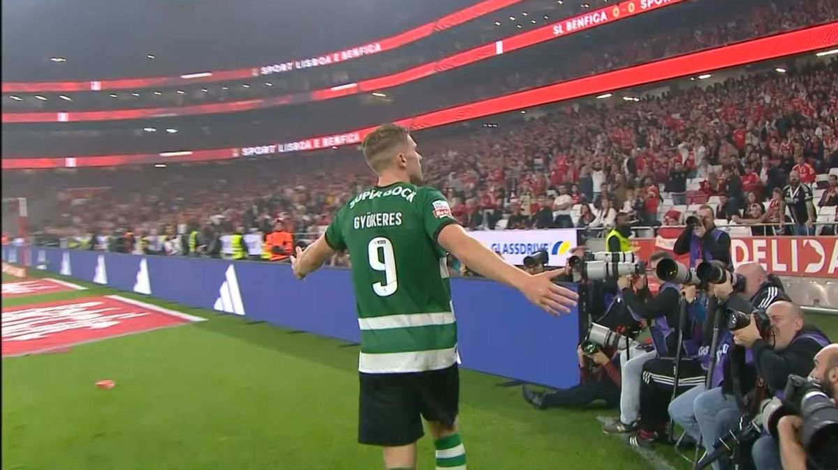 گل اول اسپورتینگ به بنفیکا (گل زیبای گیوکرس)