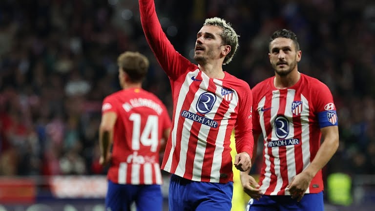 گل دوم اتلتیکو مادرید به ویارئال (گریزمان)