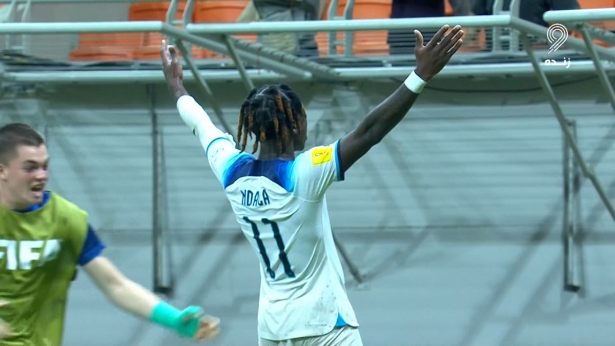 گل دوم نوجوانان انگلیس به نوجوانان ایران (اندالا)