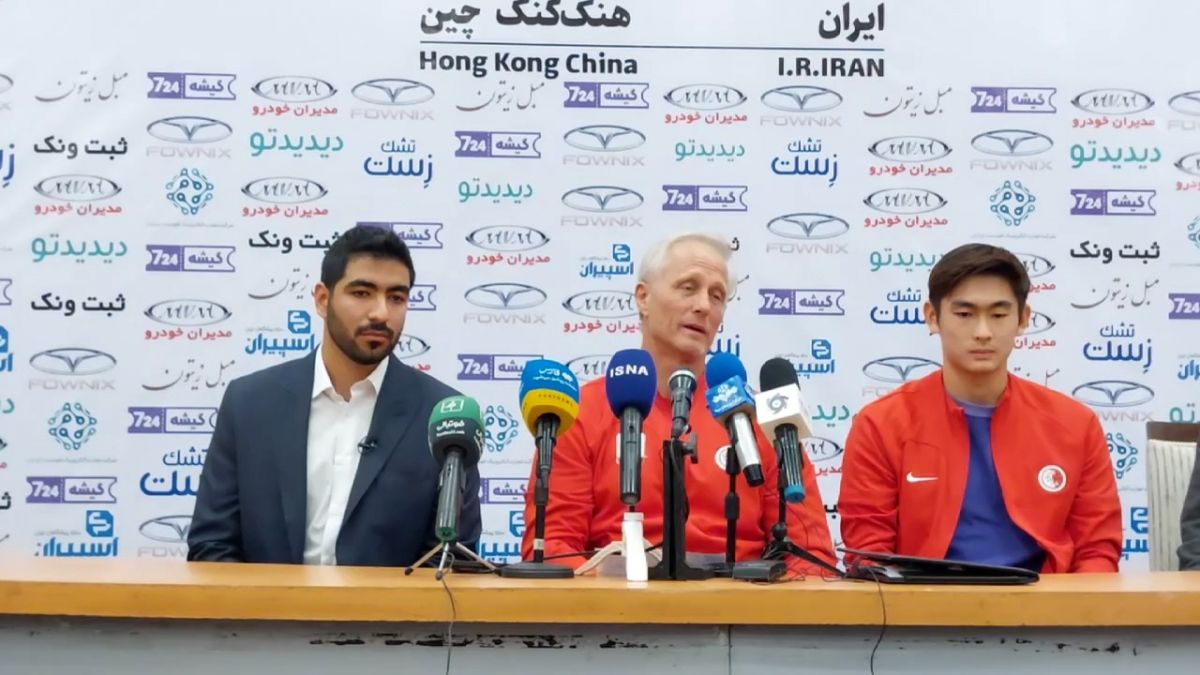 اختصاصی/ نشست خبری اندرسن سرمربی تیم هنگ کنگ قبل از دیدار با تیم ملی ایران