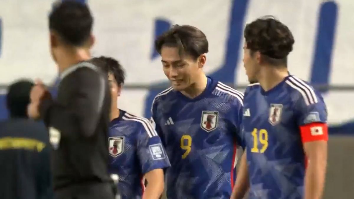 گل سوم ژاپن به میانمار (دبل آیاسه یوئدا)