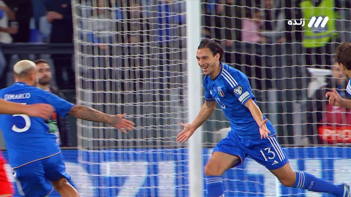 گل اول ایتالیا به مقدونیه (متئو دارمیان)