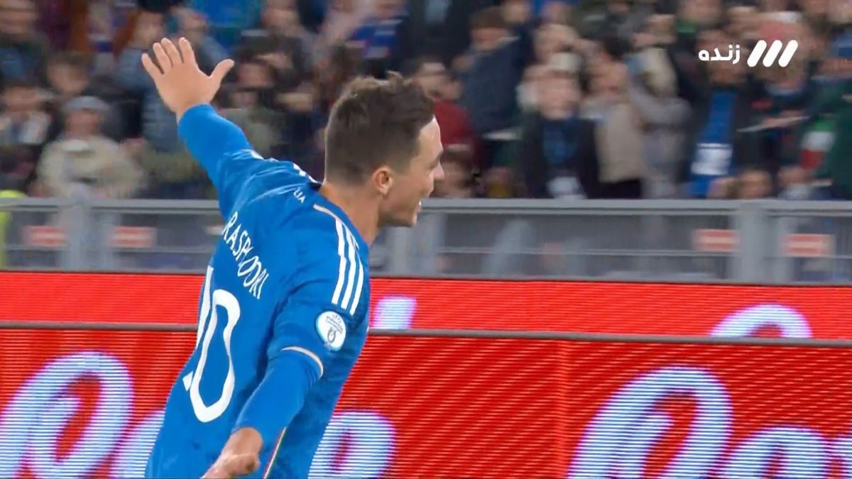 گل چهارم ایتالیا به مقدونیه (راسپادوری)