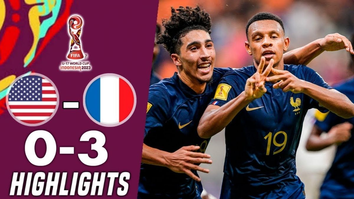 خلاصه بازی نوجوانان فرانسه 3-0 نوجوانان آمریکا