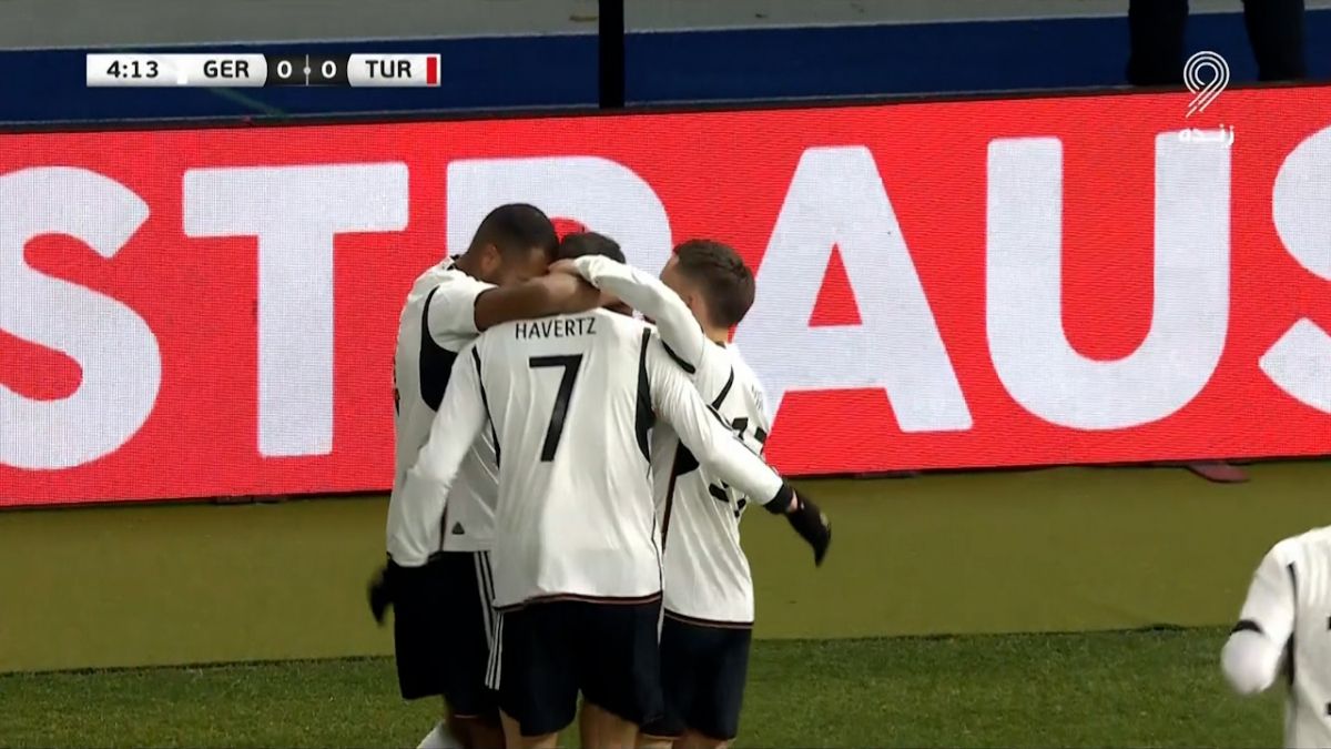 گل اول آلمان به ترکیه (کای هاورتز)