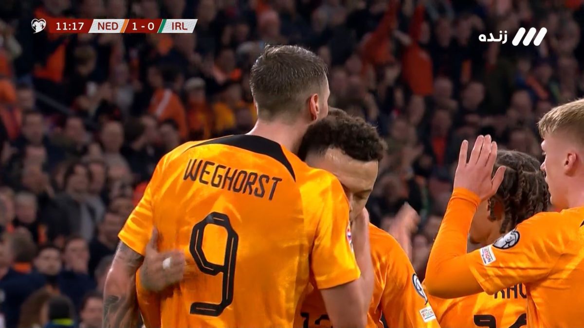 گل اول هلند به ایرلند (ووت وخهورست)