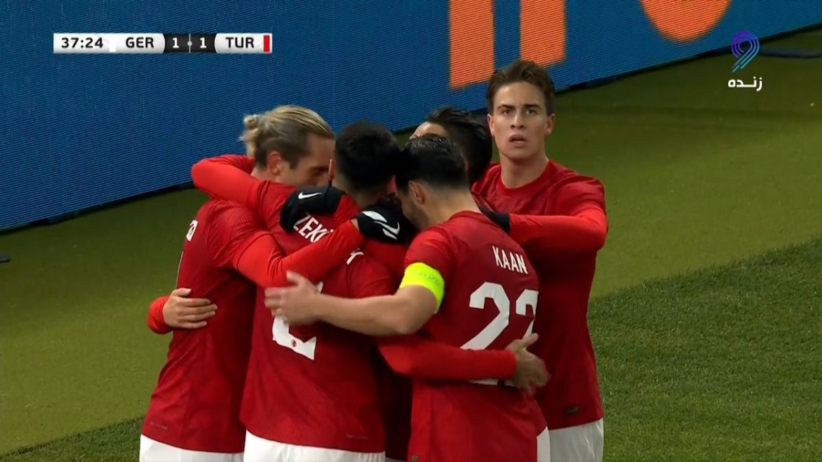 گل اول ترکیه به آلمان (کادیوگلو)