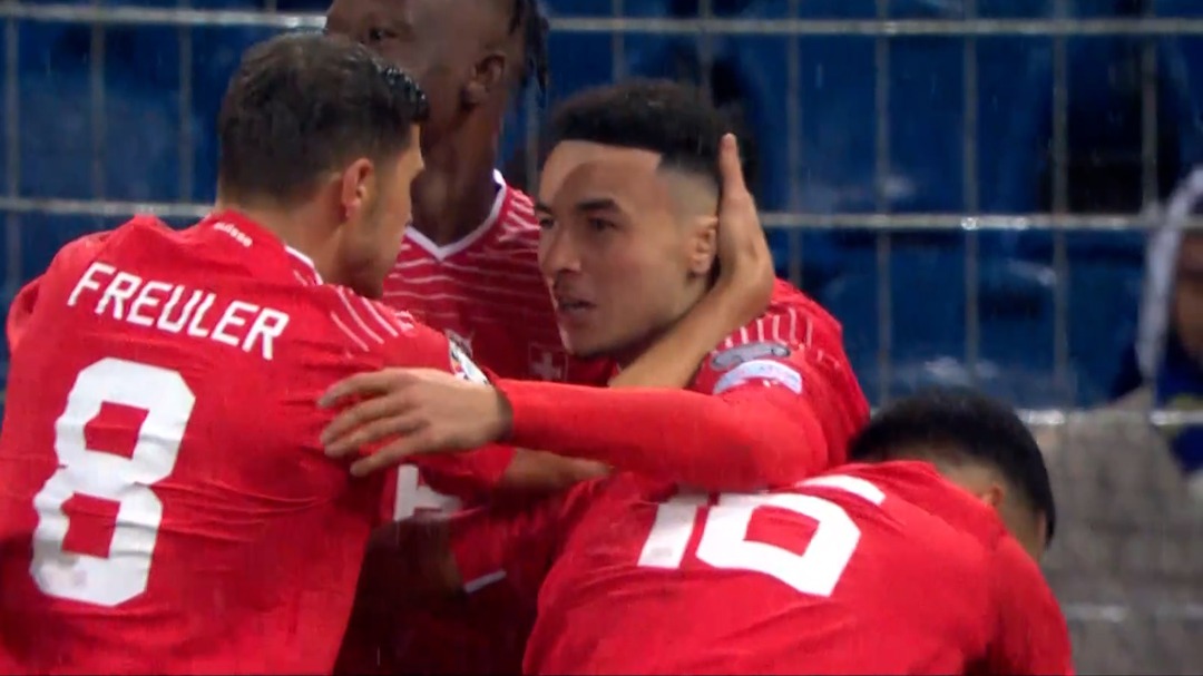 گل اول سوئیس به کوزوو (روبن وارگاس)