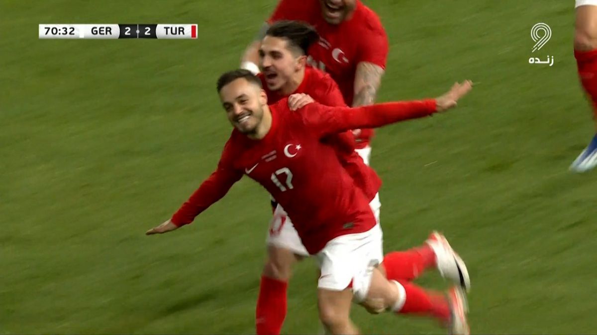 گل سوم ترکیه به آلمان ( یوسف ساری - پنالتی)