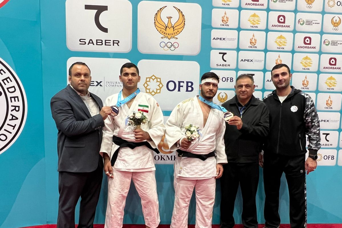 کسب دو مدال برنز در مسابقات جودو قهرمانی آسیا