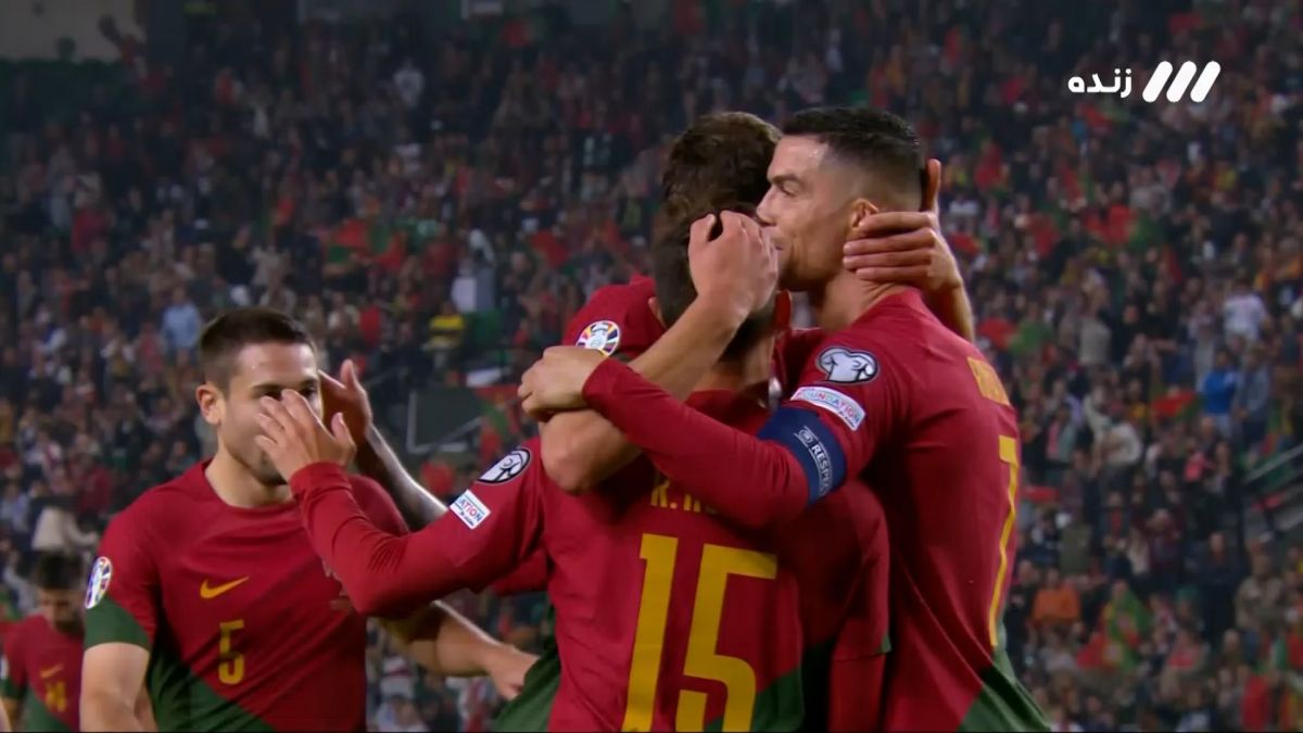 گل دوم پرتغال به ایسلند (ریکاردو هورتا)