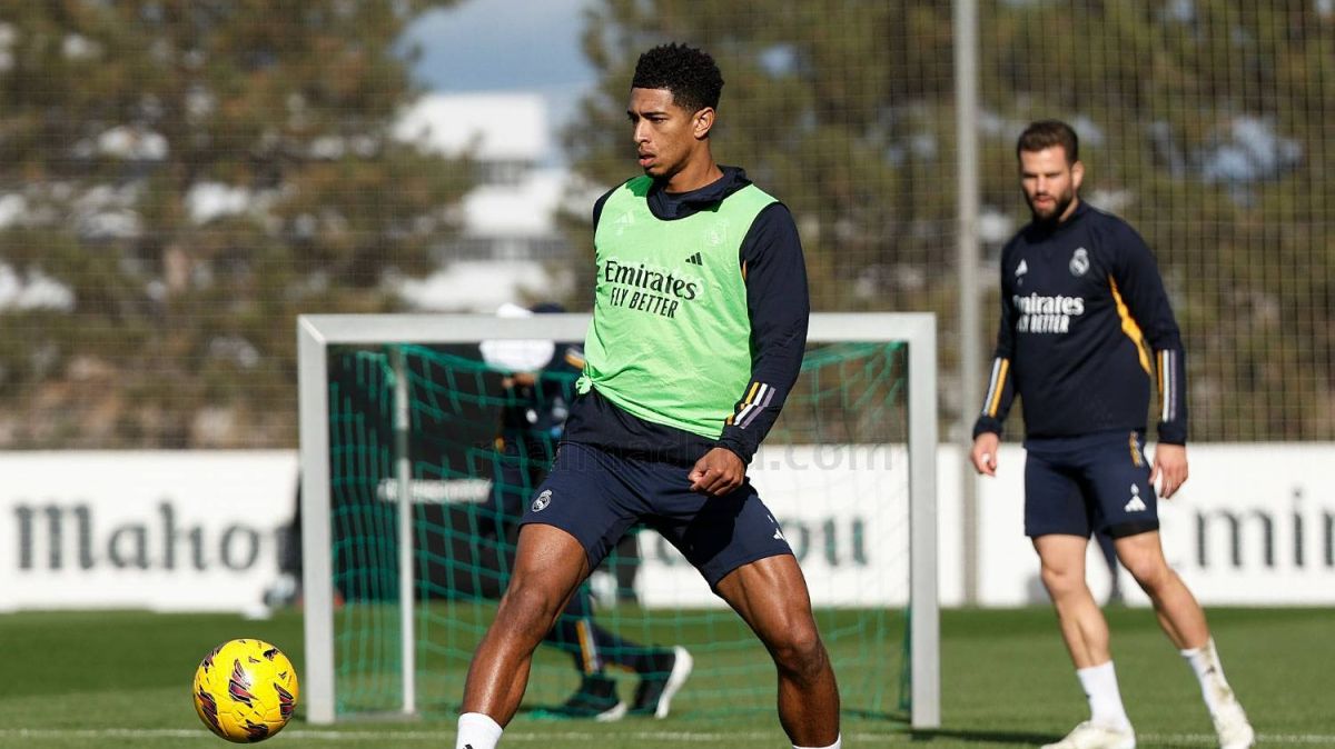 تمرین رئال مادرید با حضور بلینگام