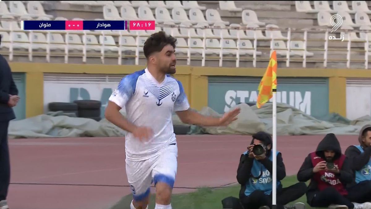 گل اول ملوان به هوادار (پدرام قاضی پور)