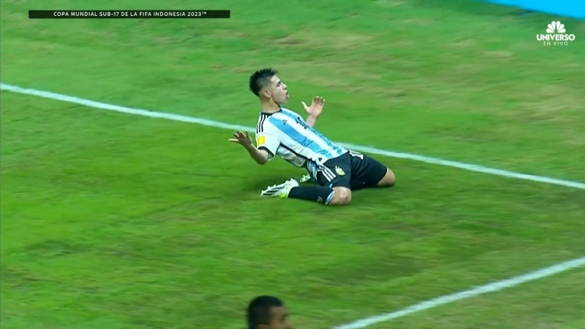 گل اول نوجوانان آرژانتین به نوجوانان برزیل (اچوری)