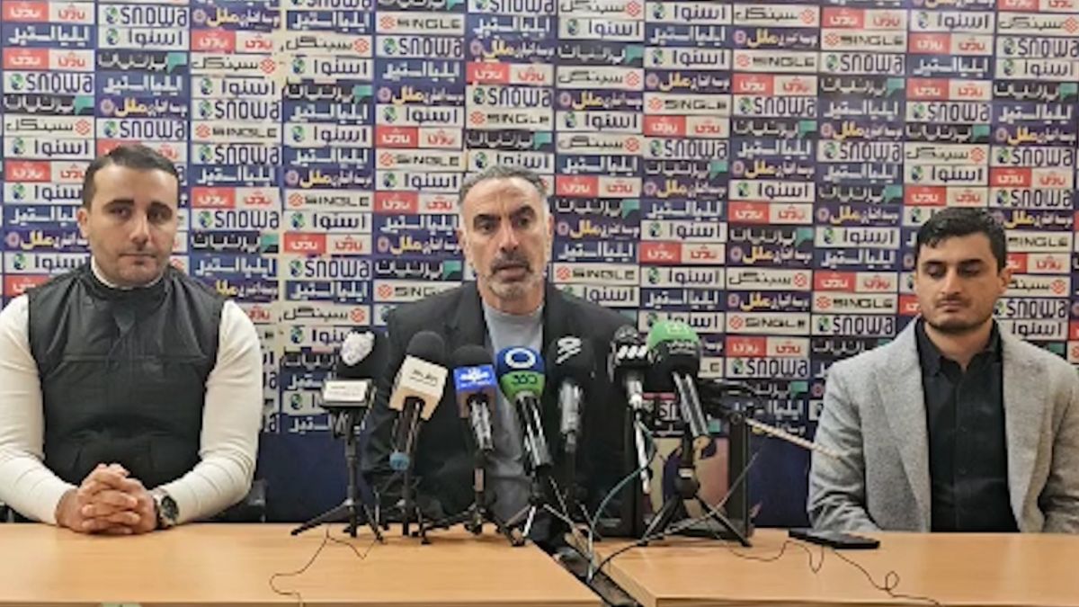 اختصاصی/ نشست خبری محمود فکری سرمربی هوادار پس از شکست مقابل ملوان