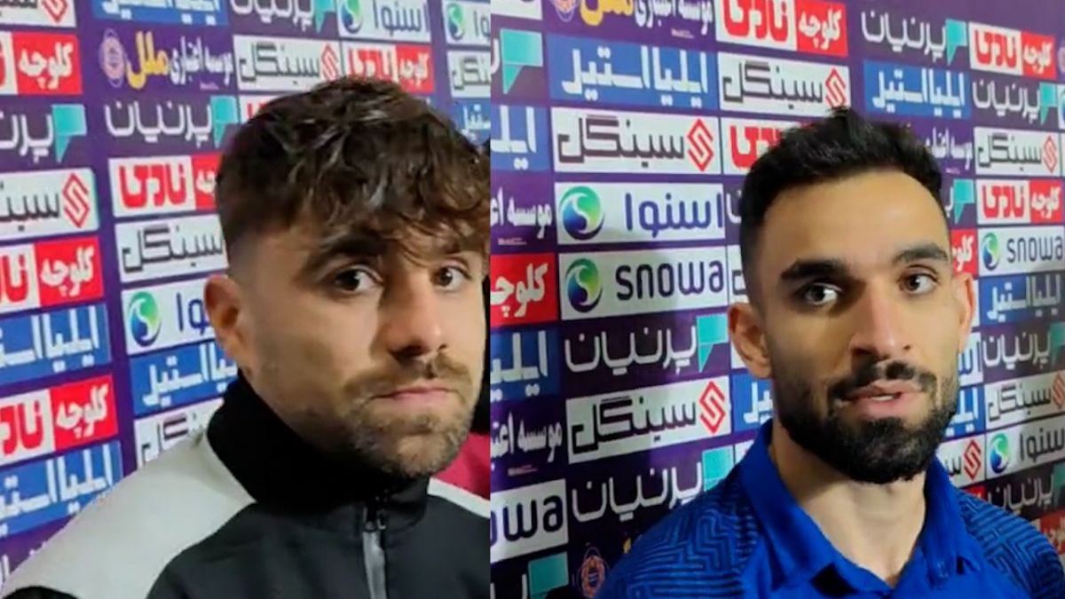 اختصاصی/ صحبت های رضا جعفری و پدرام قاضی پور بازیکنان ملوان پس از برد برابر هوادار