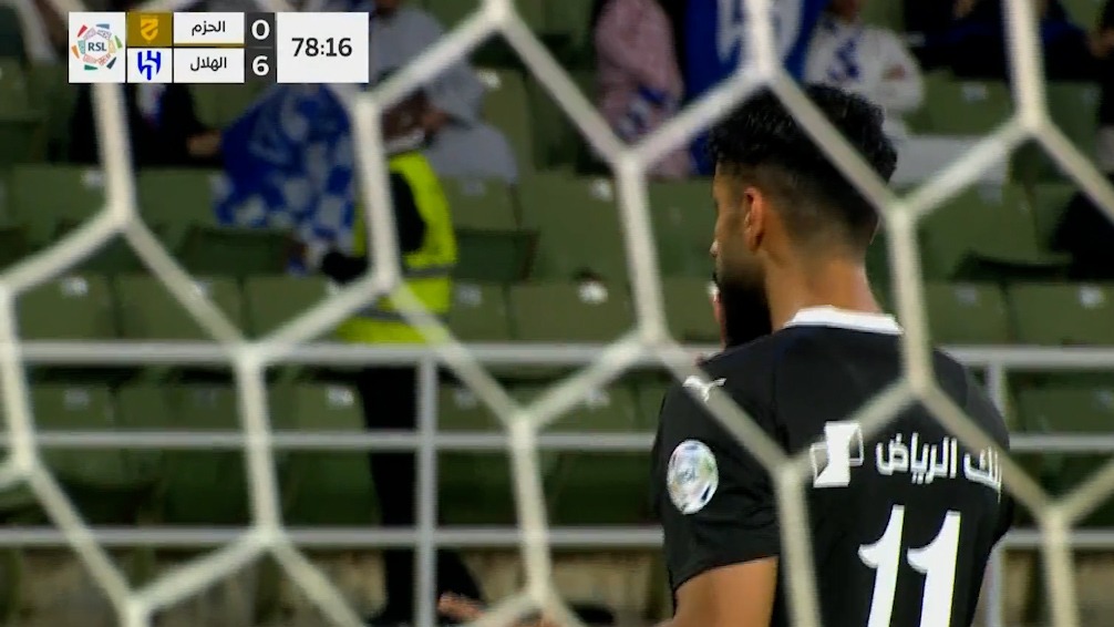 گل ششم الهلال به الحزم (صالح الشهری)