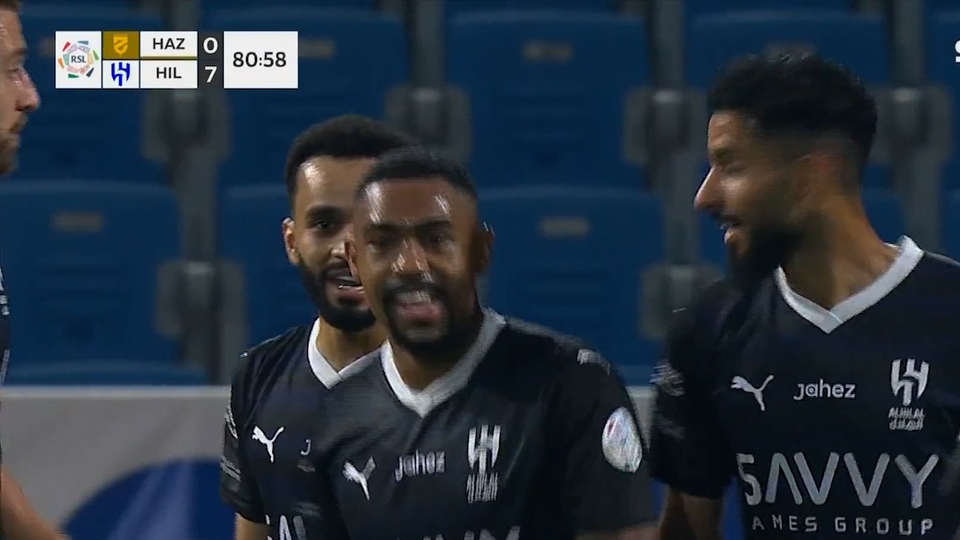 گل هفتم الهلال به الحزم (محمد البورایک)