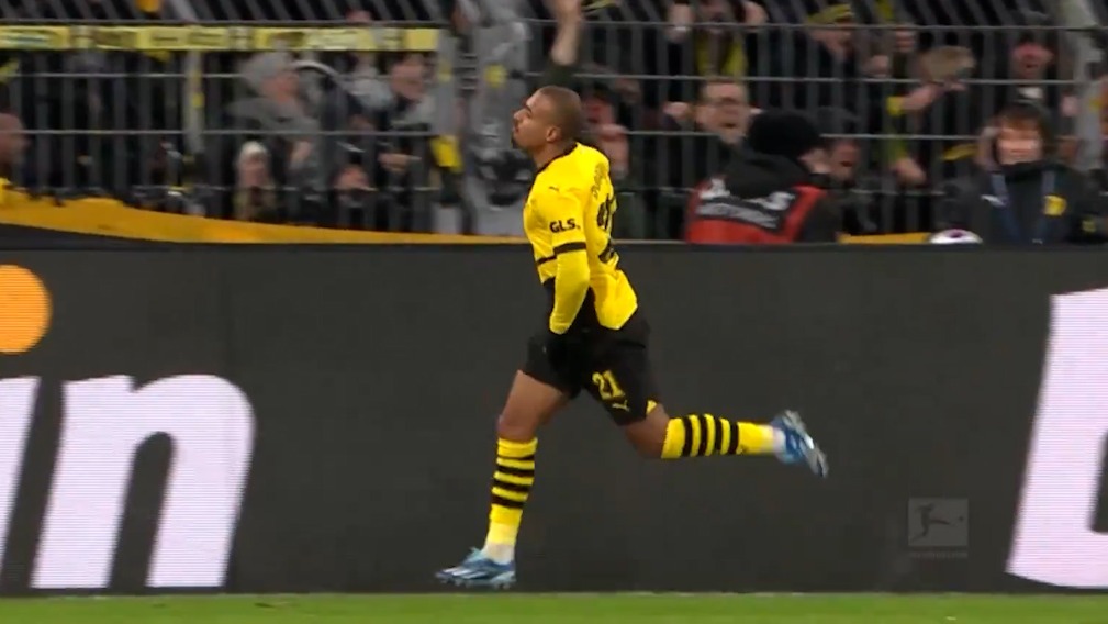 گل چهارم دورتموند به مونشن گلادباخ (دونیل مالن)