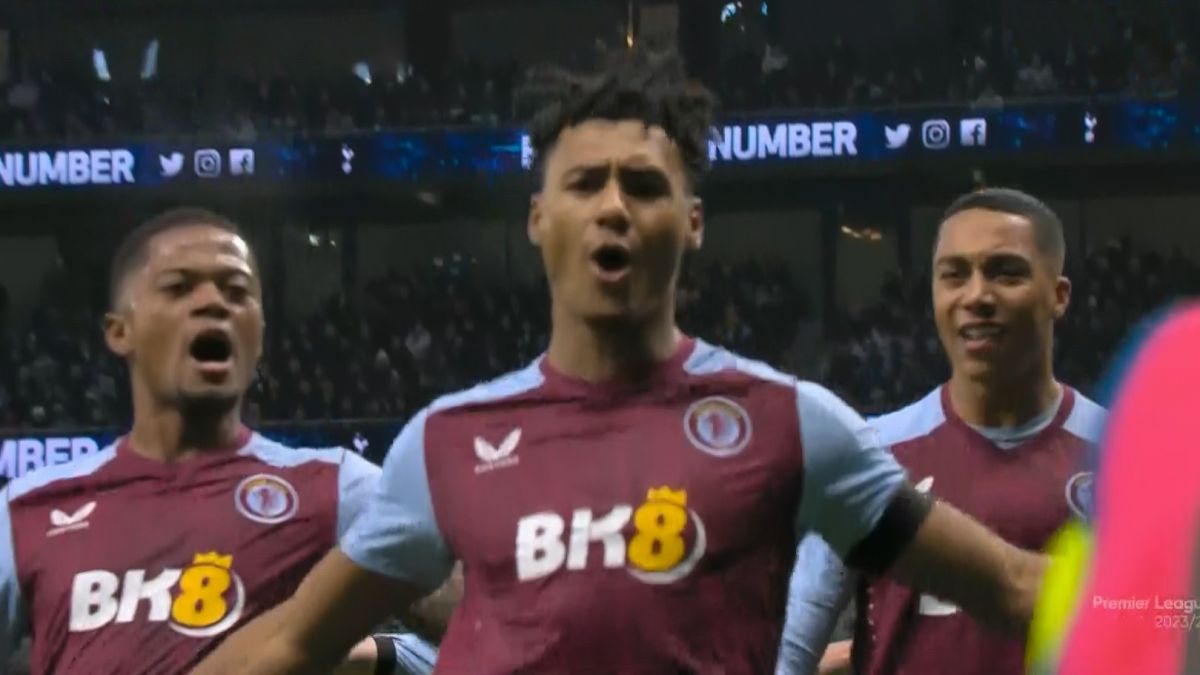 گل دوم استون ویلا به تاتنهام (اوله واتکینز)