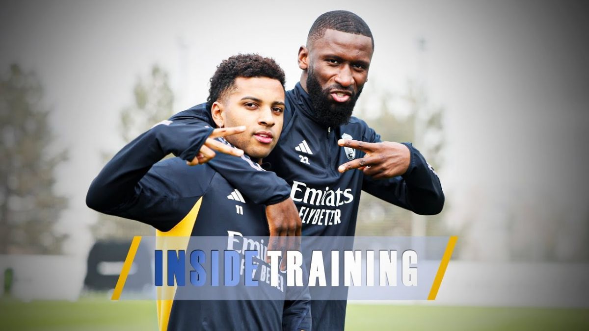 آخرین تمرین رئال مادرید قبل از بازی با ناپولی