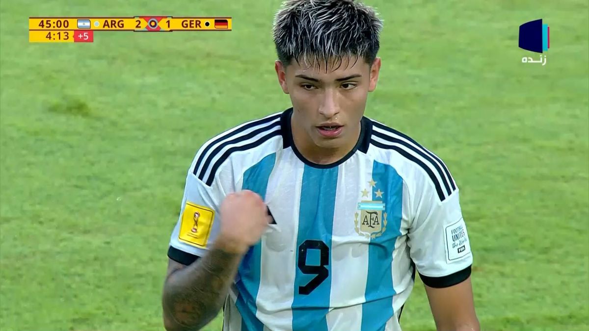 گل دوم نوجوانان آرژانتین به نوجوانان آلمان (دبل روبرتو)