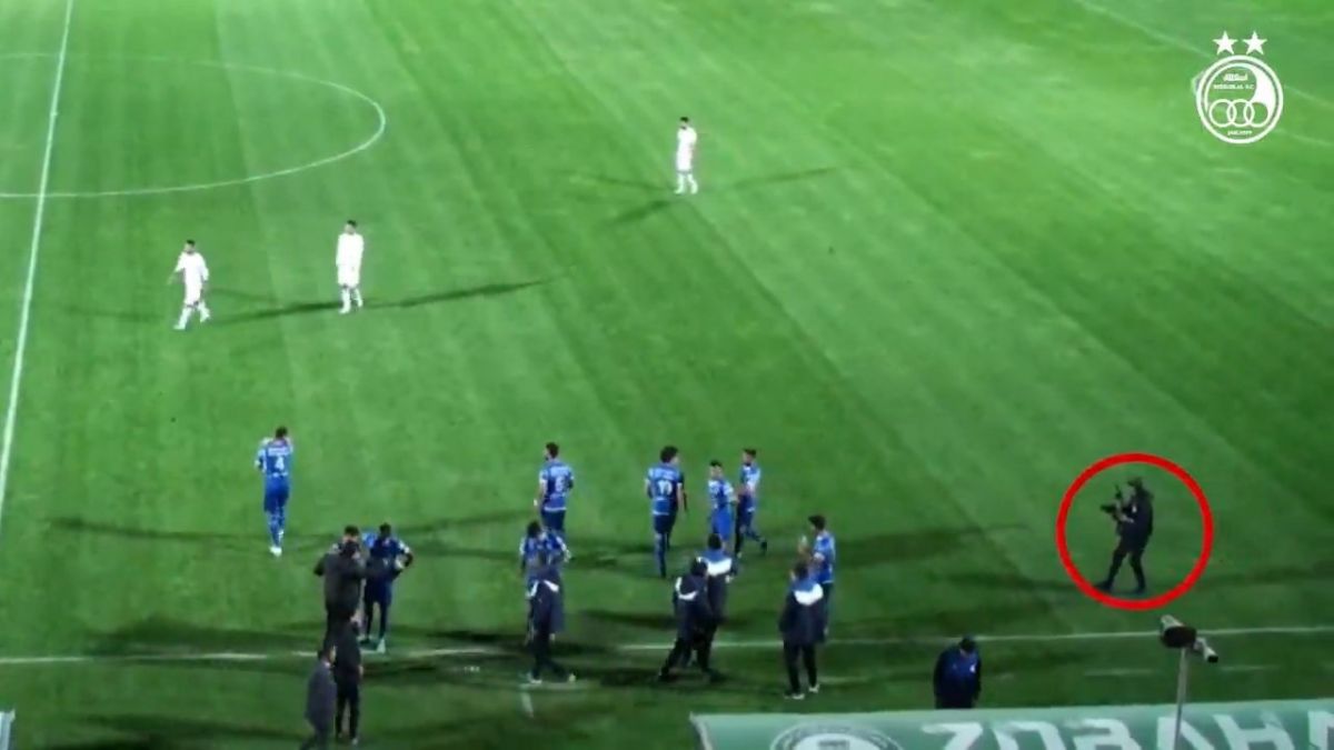 فیلم منتشر شده توسط باشگاه استقلال با عنوان تخلفات فیلمبردار بازی ذوب آهن و استقلال