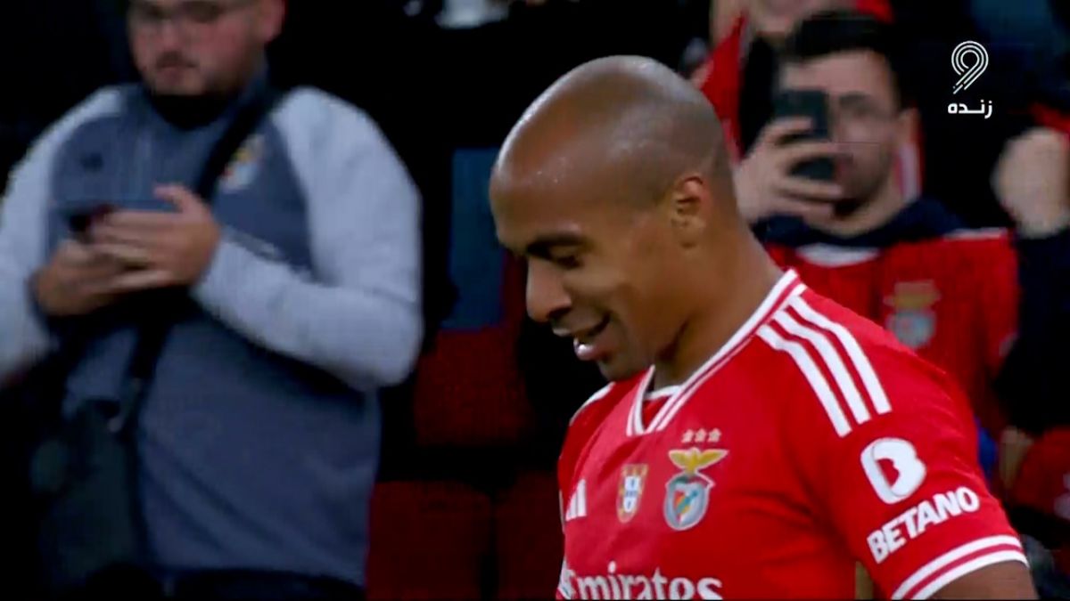 گل دوم بنفیکا به اینتر (دبل ژوآئو ماریو)