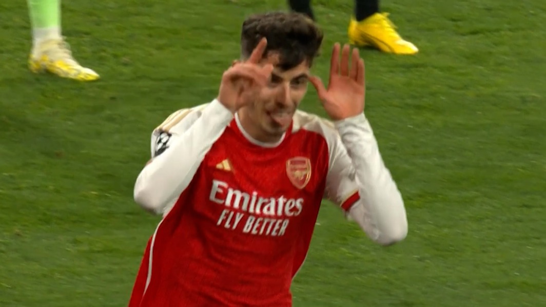 گل اول آرسنال به لانس (کای هاورتز)