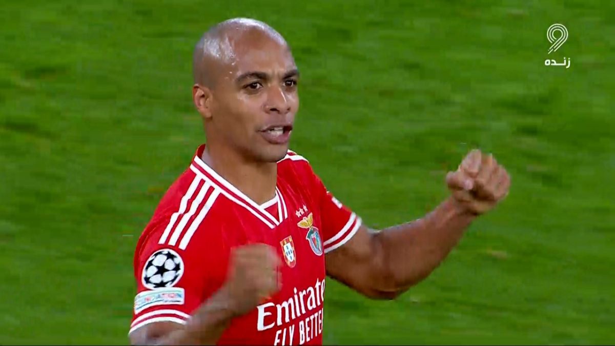 گل سوم بنفیکا به اینتر (هت تریک ژوآئو ماریو)