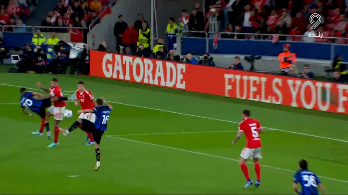 گل دوم اینتر به بنفیکا (داویده فراتزی)