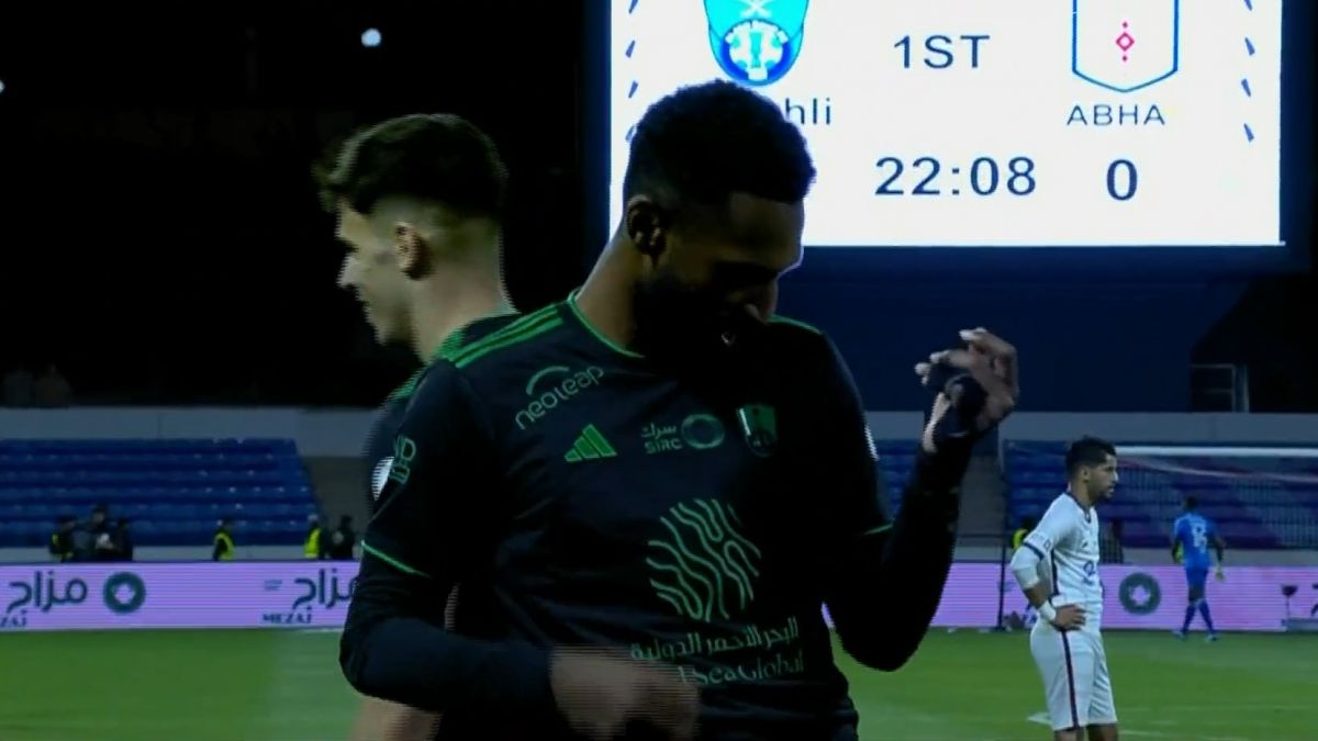 گل دوم الاهلی عربستان به ابها (البورایکان)